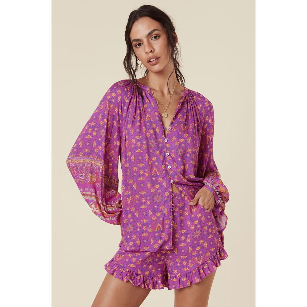 Spell & The Gypsy Collective Floral Madame Peacock Boysenberry Set